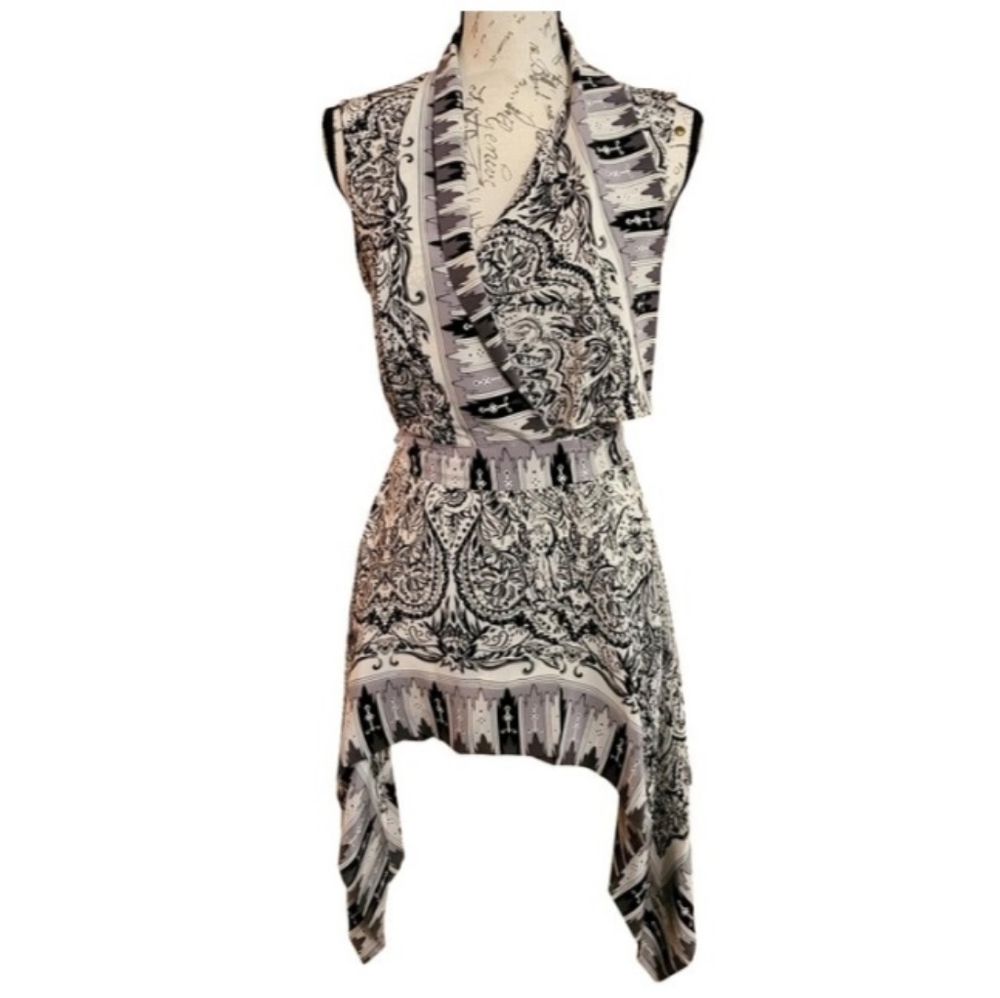 BCBG Logan Silk Top, Sz S